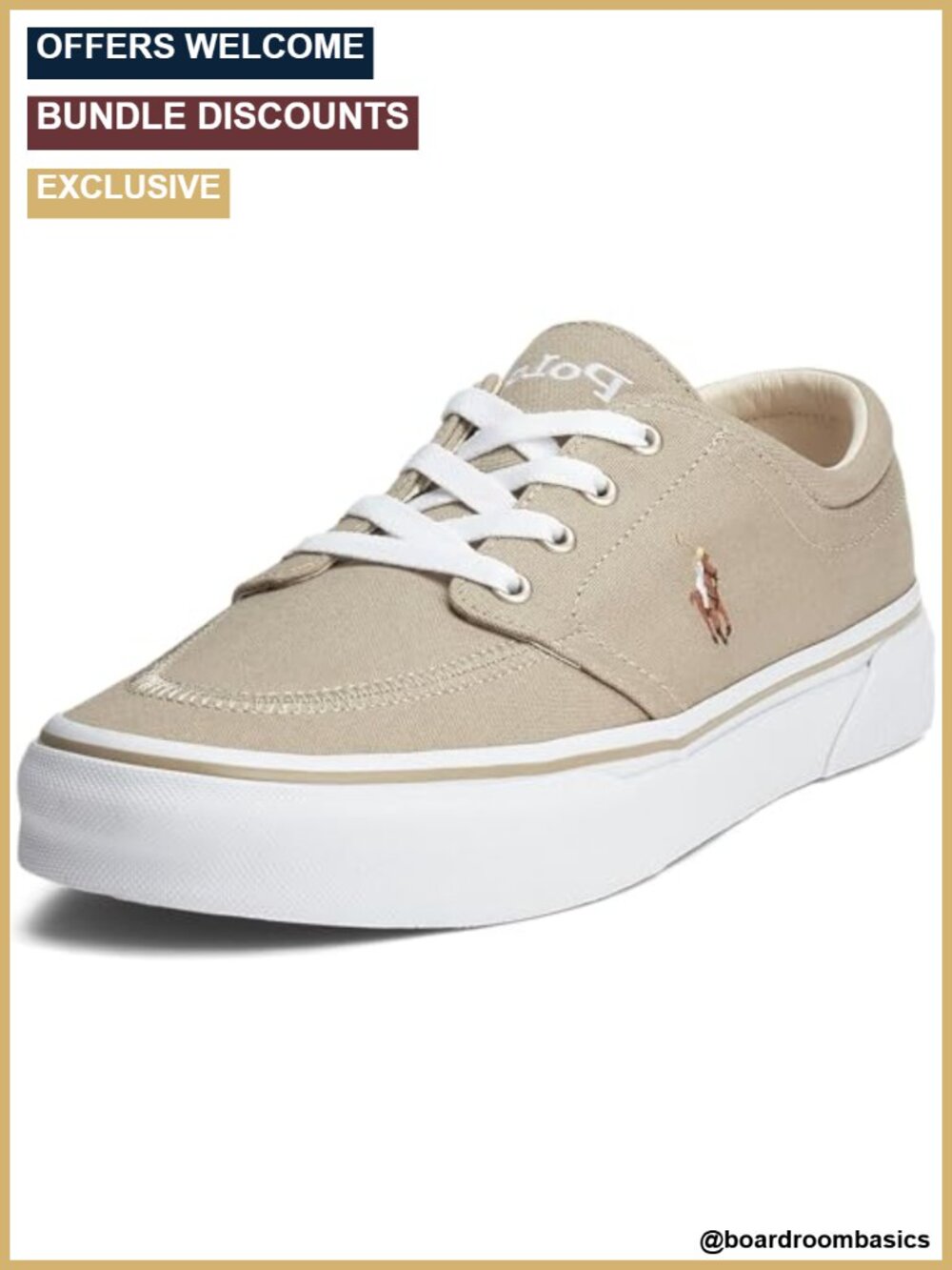 Men's Faxon X Canvas Fashion Sneaker Faux Leather Trim Lace-Up